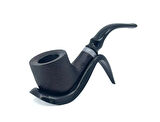 Dapper Bent Billiard Briar (Gül Kökü) 9 mm Filtreli El Yapımı Pipo - 2642