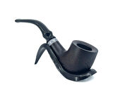 Dapper Bent Billiard Briar (Gül Kökü) 9 mm Filtreli El Yapımı Pipo - 2642