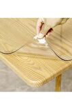 Şeffaf Masa Örtüsü 70cm X 90cm 1.8mm Pvc Masa Örtüsü Koruyucu