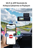 Wearfitpro Dash Cam 4k Araç İçi Kamera Kaza Güvenlik Kamerası