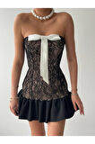 Vencover Straplez Elbise