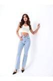 6024 DENİM TALL FLARE-MAVİ