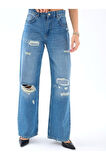 7181 KOT PANTOLON-MAVİ