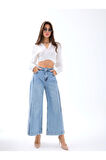 7356 KOT PANTOLON-MAVİ