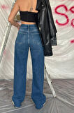 Mavi Yırtık Jeans Pantolon