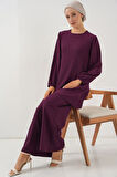Tunik Pantolon Alt Üst Takım 6663 - Mor
