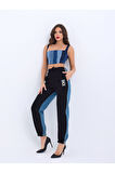 6890 KOT CROP-MAVİ
