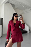 CROP CEKET - KISA ETEK TAKIM - Bordo