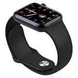 M26 Plus Smart Watch 6 Siyah Akıllı Saat Wireless Charging