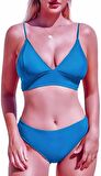 Kaplı Üçgen Bikini Üstü DB200051BU