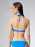 Push Up Bikini Üstü Dolgulu Balenli Boyundan Bağlamalı