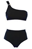 TOKALI BİKİNİ ÜST YÜKSEK BEL ALT BIKINI TAKIM DB200564BT