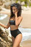 TOKALI BİKİNİ ÜST YÜKSEK BEL ALT BIKINI TAKIM DB200564BT