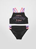 Siyah Kız çocuk bikini takım DB200715BT