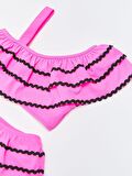 Sutaşı detaylı kız çocuk bikini takım