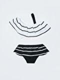 Sutaşı detaylı kız çocuk bikini takım