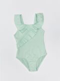 Fırfırlı Dokulu kumaş kız çocuk mayo DB200789CM