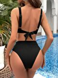 Toparlayıcı balenli bikini üst