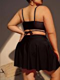 Micro etekli curve bikini altı
