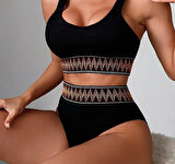 Zz lastikli bikini takım