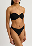 Straplez Dokulu kumaş Bikini Takım