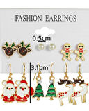    6'lı Yılbaşı Küpe Seti   1.