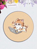 Kedi Desenli Mouse Pad