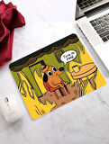 This is fine Yazılı Karikatür Desenli Mouse Pad