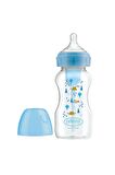 270 Ml Geniş Ağız Options Pp Mavi Desenli Biberon