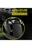 KZY UNİVERSAL JASPER GRİ Fiat Albea Uyumlu Oto Koltuk Kılıfı