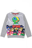 Erkek Çocuk Brawl Stars Leon Karakteri Dijital Baskı Oyun Sweatshirt