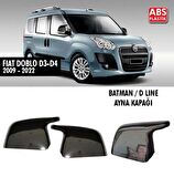Doblo Batman Yarasa Ayna Kapağı Piano Black 2010-2021