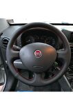 Fiat Doblo 1 Araca Özel Direksiyon Kılıfı Kırmızı Ipli