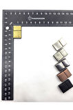5x15 MM DERİ BİLEKLİK KİLİTİ MIKNATISLI KİLİT (5 ADET)