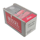 Beissel DBx1 Sanayi Tipi Düz makine İnce dipli iğne 8/60 Numara Altın  SES uçlu 10 Adet (1 Paket)
