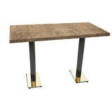 Karanfil Laminat Masa Gold (80X120) - Rustic Dark Oak