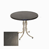 Buket Werzalit Yuvarlak Mutfak Masası 70cm - Grey Marble