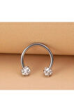 Cerrahi Çelik Top 3mm X 8mm X 1.2mm Çelik Halka Piercing