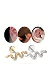 Yılan Çelik Tragus Helix Conch Piercing