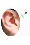Kuzey Yıldızı Gökkuşağı Tragus Helix Piercing,