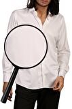 Krem Yakma Desenli Dar Kesim Micro Kumaş Kol Düğmeli Slim Fit Erkek Gömlek - 222-10