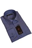 İndigo Rahat Kesim Cepli Uzun Kol Regular Fit Erkek Gömlek  - 150-15
