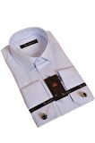 Mavi Rahat Kesim Micro Kumaş Kol Düğmeli Regular Fit Erkek Gömlek - 190-4