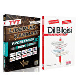 Liderler Karması TYT Problemler 10 Yayın 30 Deneme ve AKM Dil Bilgisi Soru Bankası Seti 2 Kitap
