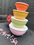 TUPPERWARE 4 LÜ MİKSİM SET 7.8 LT 4.5 LT 3 LT 1.3 LT