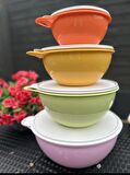 TUPPERWARE 4 LÜ MİKSİM SET 7.8 LT 4.5 LT 3 LT 1.3 LT