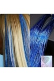 D’Arya Saks Mavisi Koyu Mavi Işıltılı Tinsel Saç Simi – Royal Blue Hair Tinsel DD236