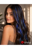 D’Arya Saks Mavisi Koyu Mavi Işıltılı Tinsel Saç Simi – Royal Blue Hair Tinsel DD236