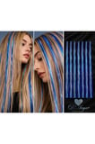 D’Arya Saks Mavisi Koyu Mavi Işıltılı Tinsel Saç Simi – Royal Blue Hair Tinsel DD236