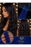 D’Arya Saks Mavisi Koyu Mavi Işıltılı Tinsel Saç Simi – Royal Blue Hair Tinsel DD236